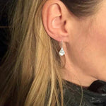Adrienn | Sterling Ezüst Fülbevaló Pitypang Motívummal Női