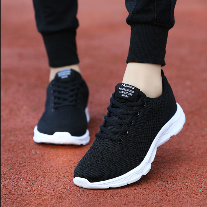 Alina | Tennis Sneaker Damen Mesh Schnürsenkel Leicht