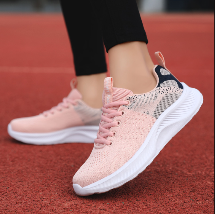 Alina | Tennis Sneaker Damen Mesh Schnürsenkel Leicht