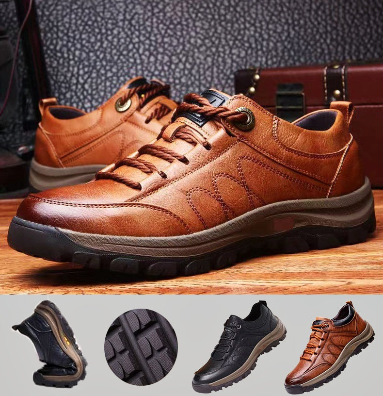 Andri | Derby Schnürschuhe Herren Leder Outdoor