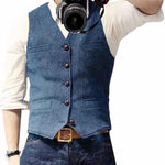 Andri | Gilet Herren Elegant Geknöpft Slim Fit