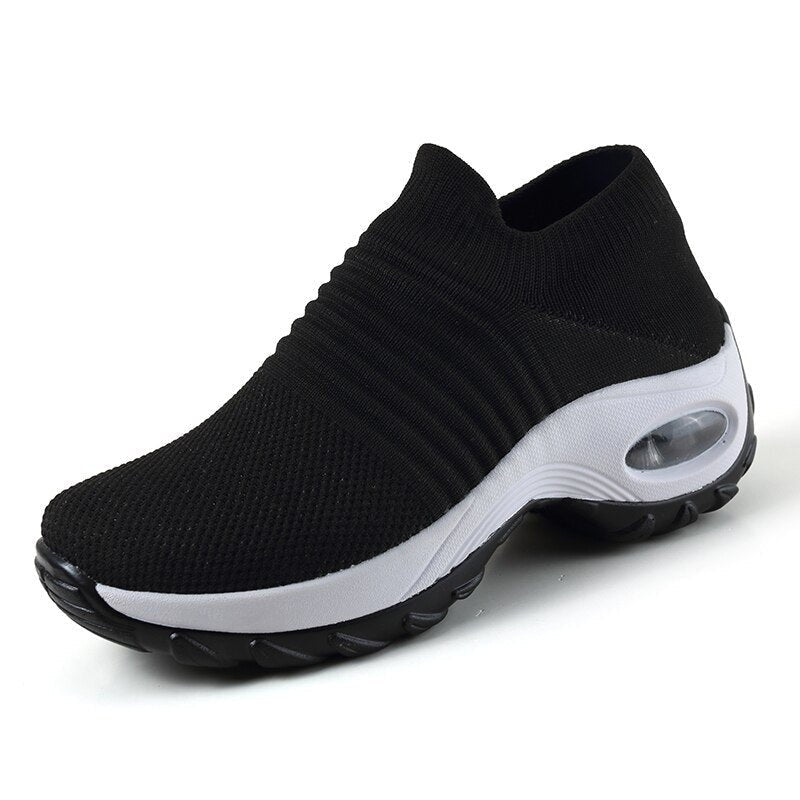 Anita | Női Slip-On Sportcipő Kötött Légpárnás