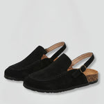 Anna | Loafer Slingback Mokaszin Női Velúr Parafa Talppal