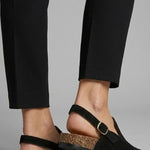 Anna | Loafer Slingback Mokaszin Női Velúr Parafa Talppal