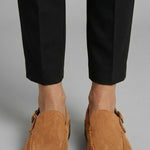 Anna | Loafer Slingback Mokaszin Női Velúr Parafa Talppal