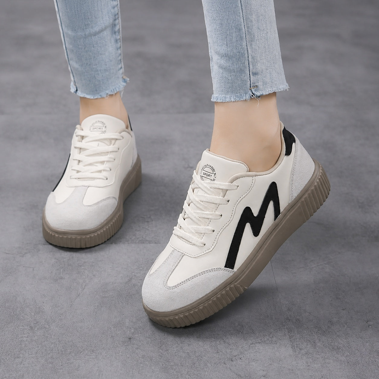 Anna | Sneaker Női Fűzős Platform Casual