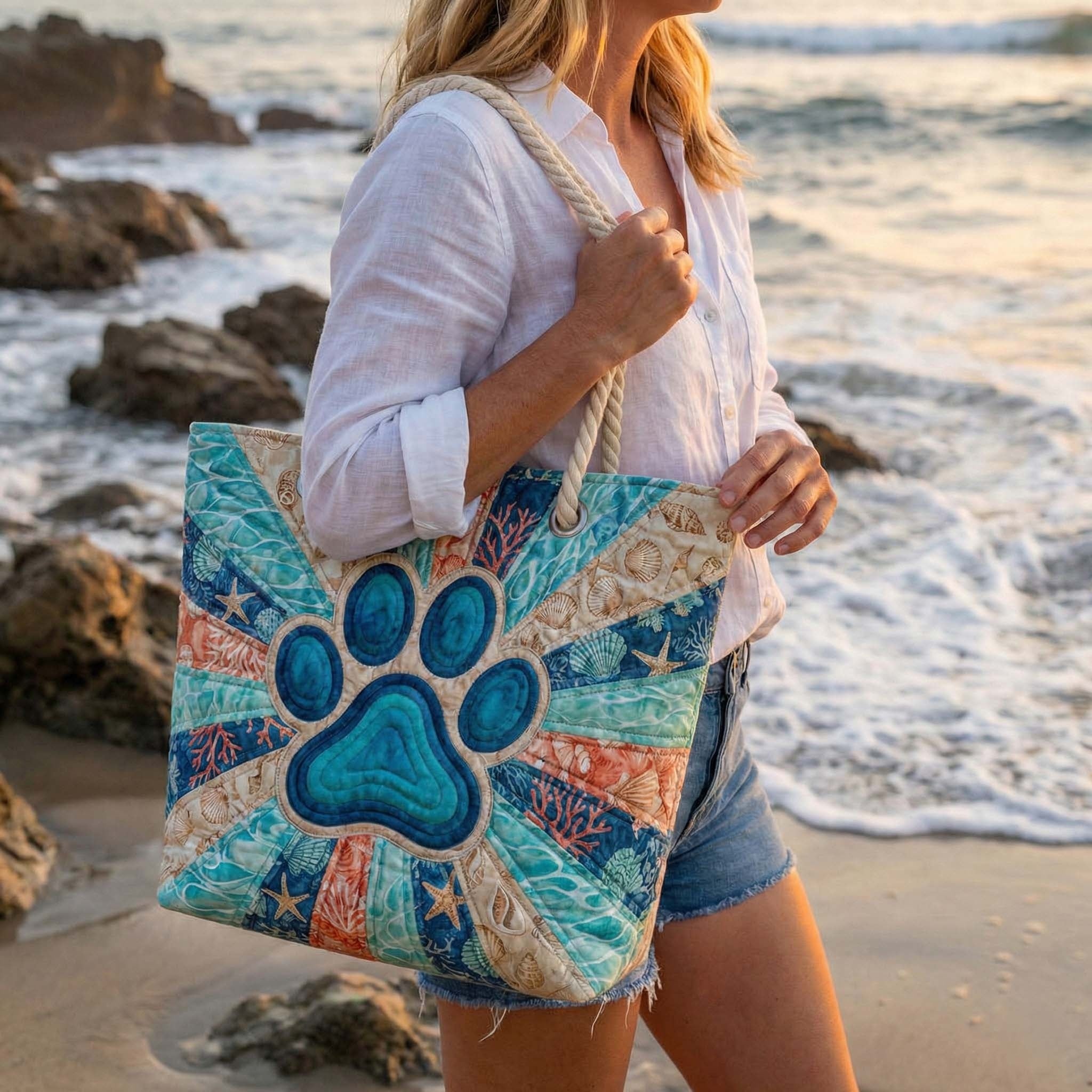 Anna | Strandtáska Női Tote Bag Afrikai Mintás