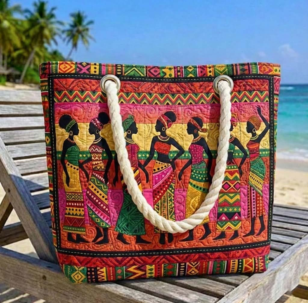 Anna | Strandtáska Női Tote Bag Afrikai Mintás