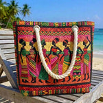 Anna | Strandtáska Női Tote Bag Afrikai Mintás