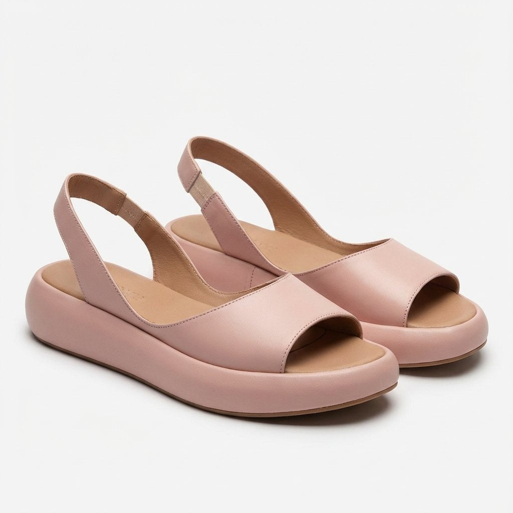 Anna | Szandál Platformos Slingback Női Nyitott Orrú