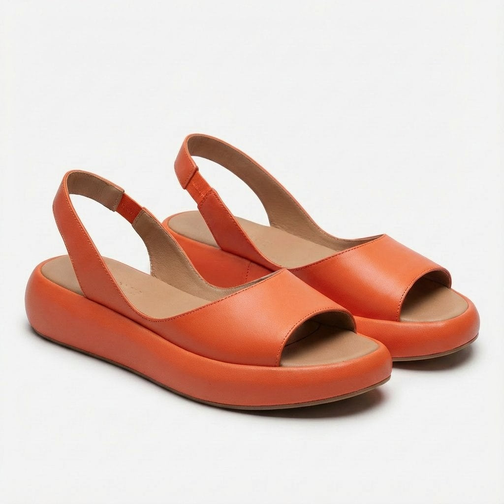 Anna | Szandál Platformos Slingback Női Nyitott Orrú