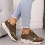 Antonia | Sneaker Damen mit Reissverschluss Strass-Details