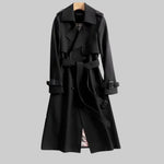 Antonia | Trenchcoat Damen Lang Doppelreihig mit Gürtel