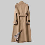 Antonia | Trenchcoat Damen Lang Doppelreihig mit Gürtel