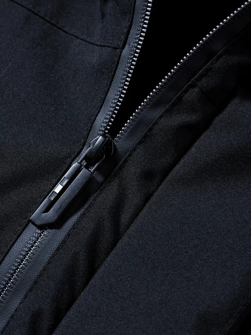 Attila | Parka Férfi Fleece Bélelt Kapucnis Vízálló
