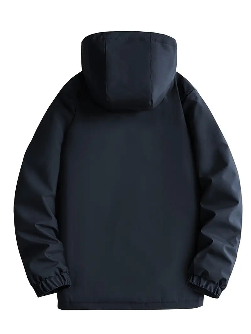 Attila | Parka Férfi Fleece Bélelt Kapucnis Vízálló
