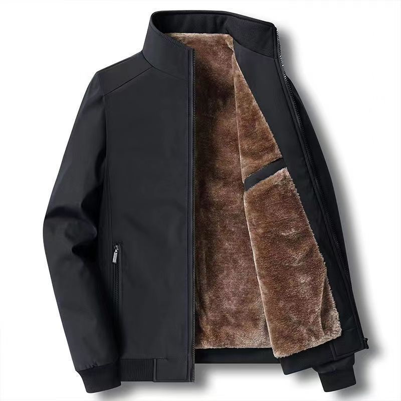 Beatrice | Bomberjacke mit Fleece-Innenfutter Damen Stehkragen Reissverschluss