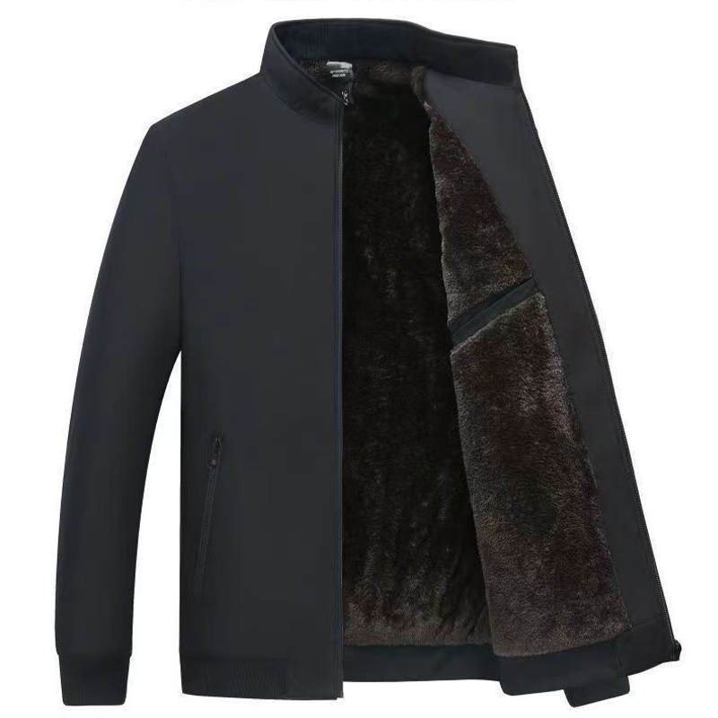 Beatrice | Bomberjacke mit Fleece-Innenfutter Damen Stehkragen Reissverschluss