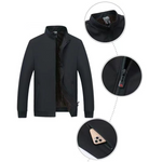 Beatrice | Bomberjacke mit Fleece-Innenfutter Damen Stehkragen Reissverschluss