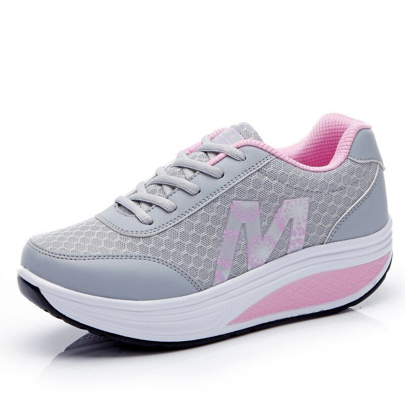 Beatrice | Plateau Sneaker Damen Schnürschuhe Leicht