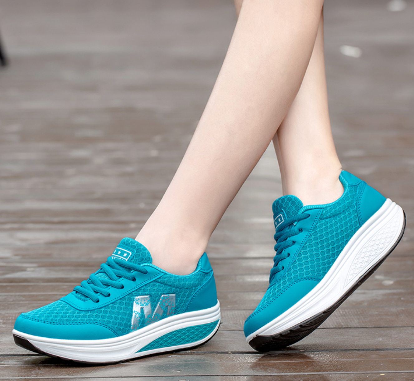 Beatrice | Plateau Sneaker Damen Schnürschuhe Leicht