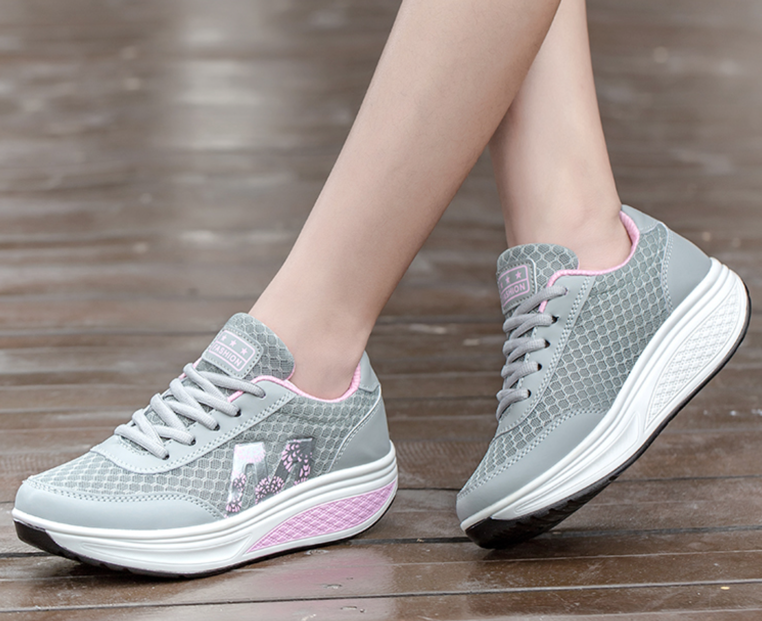 Beatrice | Plateau Sneaker Damen Schnürschuhe Leicht