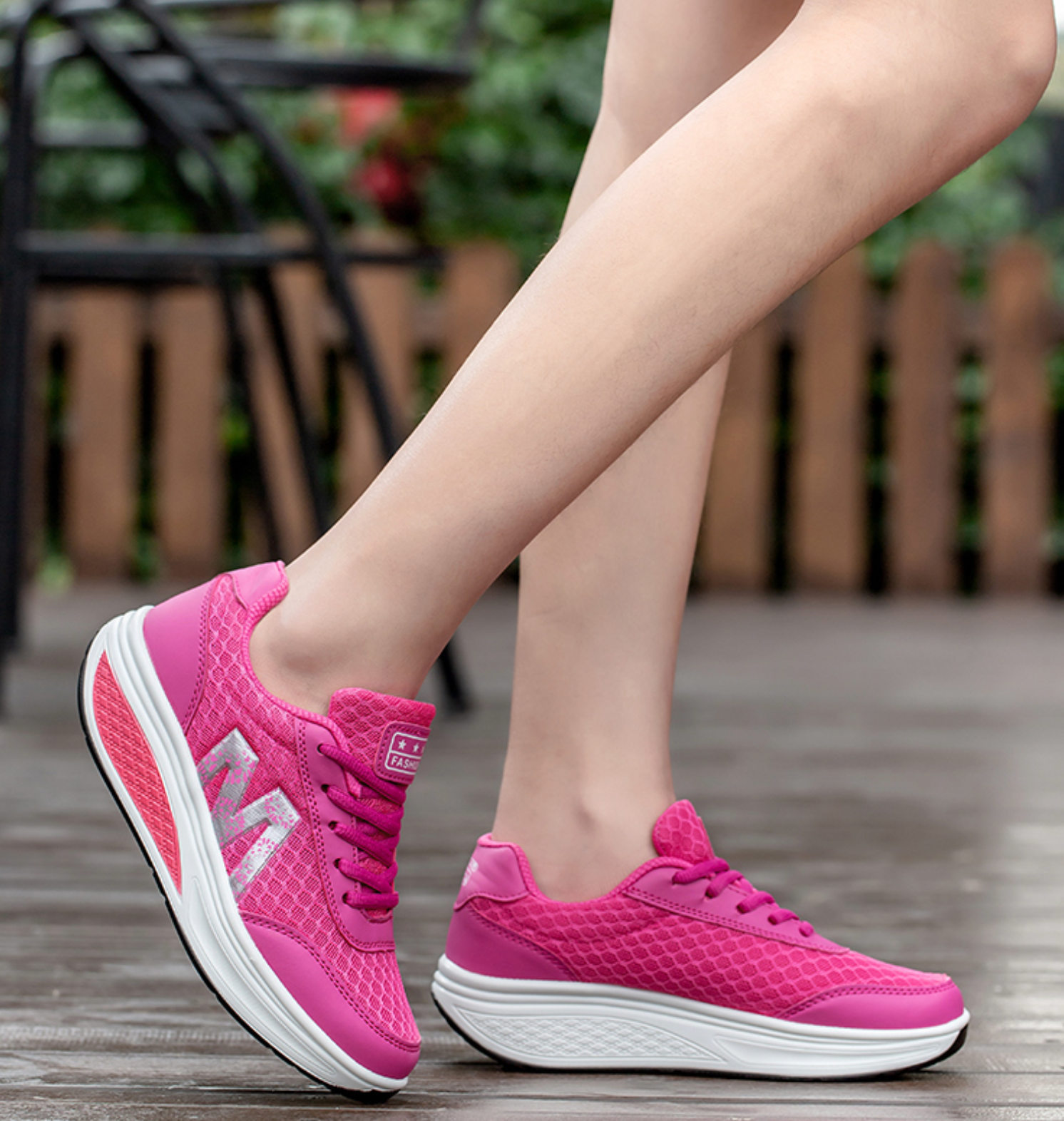 Beatrice | Plateau Sneaker Damen Schnürschuhe Leicht