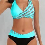 Dóra | Keresztpántos Bikini Szett Női V-nyakú