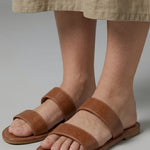 Bernadett | Szandál Lapos Női Dupla Pántos Slip-On