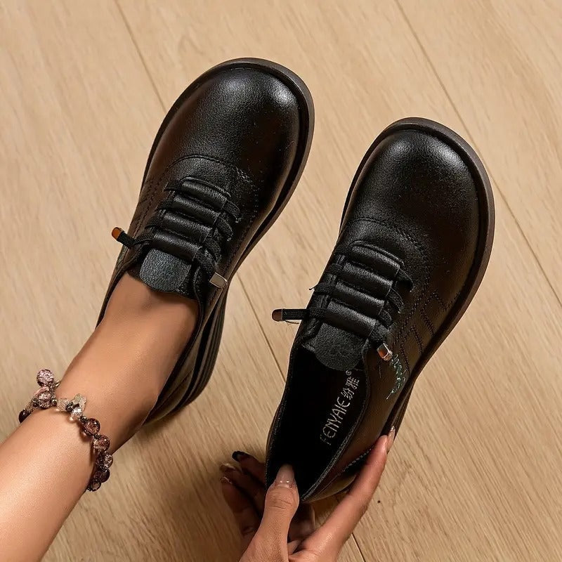 Boglárka | Slip-on Cipő Női Bőr Fűzős