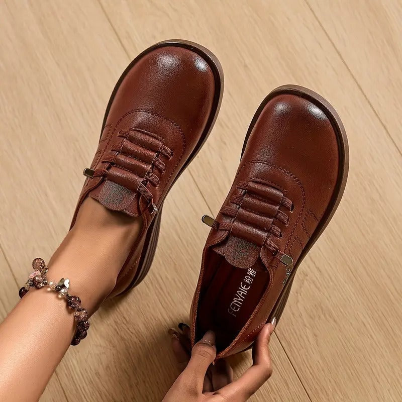 Boglárka | Slip-on Cipő Női Bőr Fűzős
