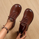 Boglárka | Slip-on Cipő Női Bőr Fűzős