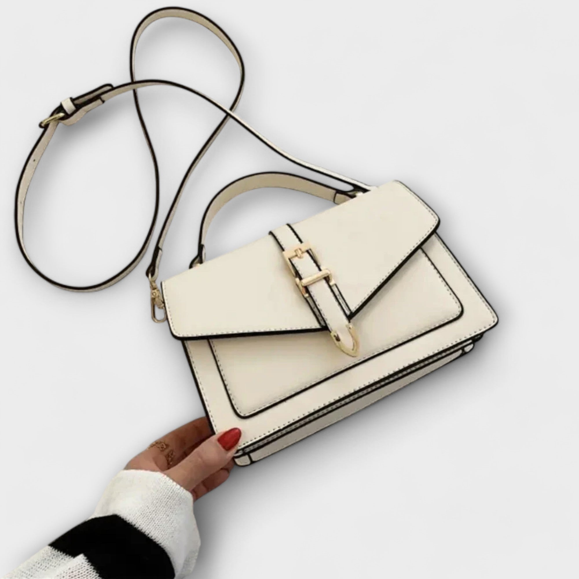 Borbála | Crossbody Táska Női Átvetős Csat Díszítéssel