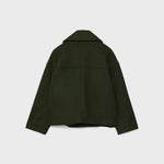 Clara | Wolljacke Kurz Damen Zweireihig Oversized