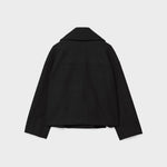 Clara | Wolljacke Kurz Damen Zweireihig Oversized