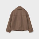 Clara | Wolljacke Kurz Damen Zweireihig Oversized