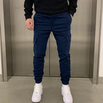 Csaba | Cargo Jogger Nadrág Férfi Oldalzsebes Rugalmas