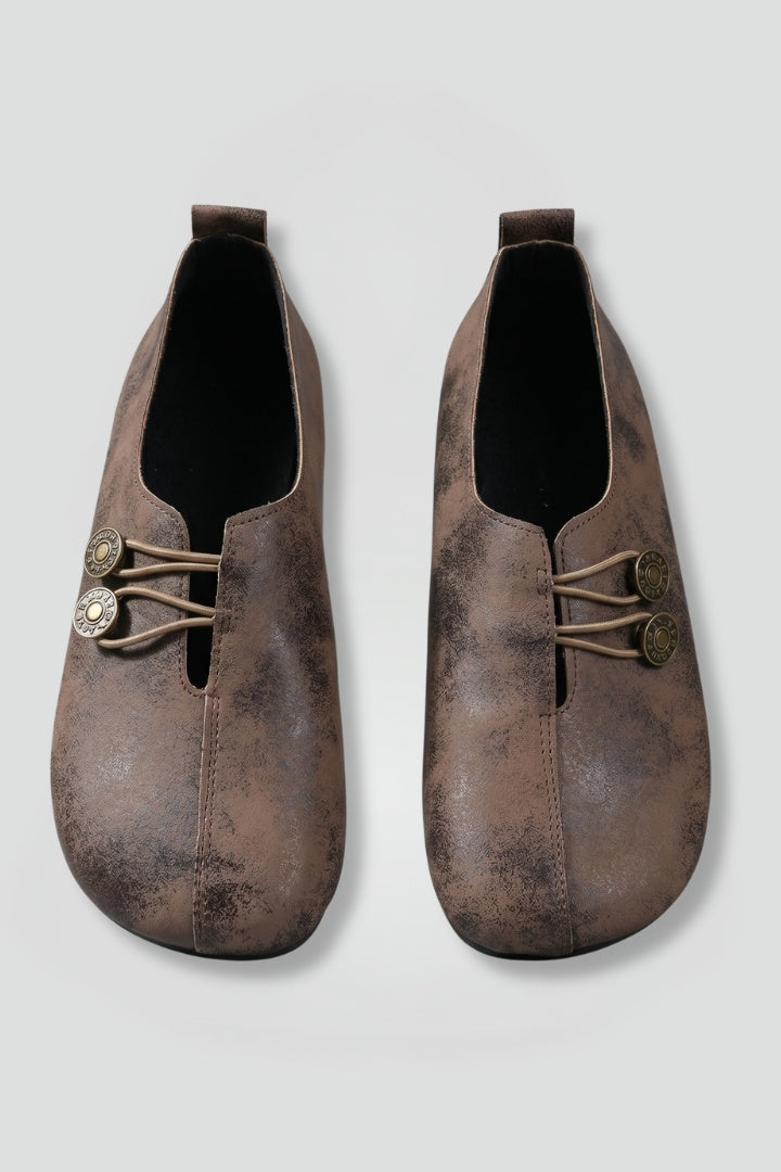 Csilla | Mokaszin Slip-On Női Vintage Rugalmas Hurokzáras