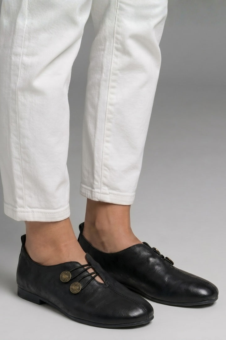 Csilla | Mokaszin Slip-On Női Vintage Rugalmas Hurokzáras