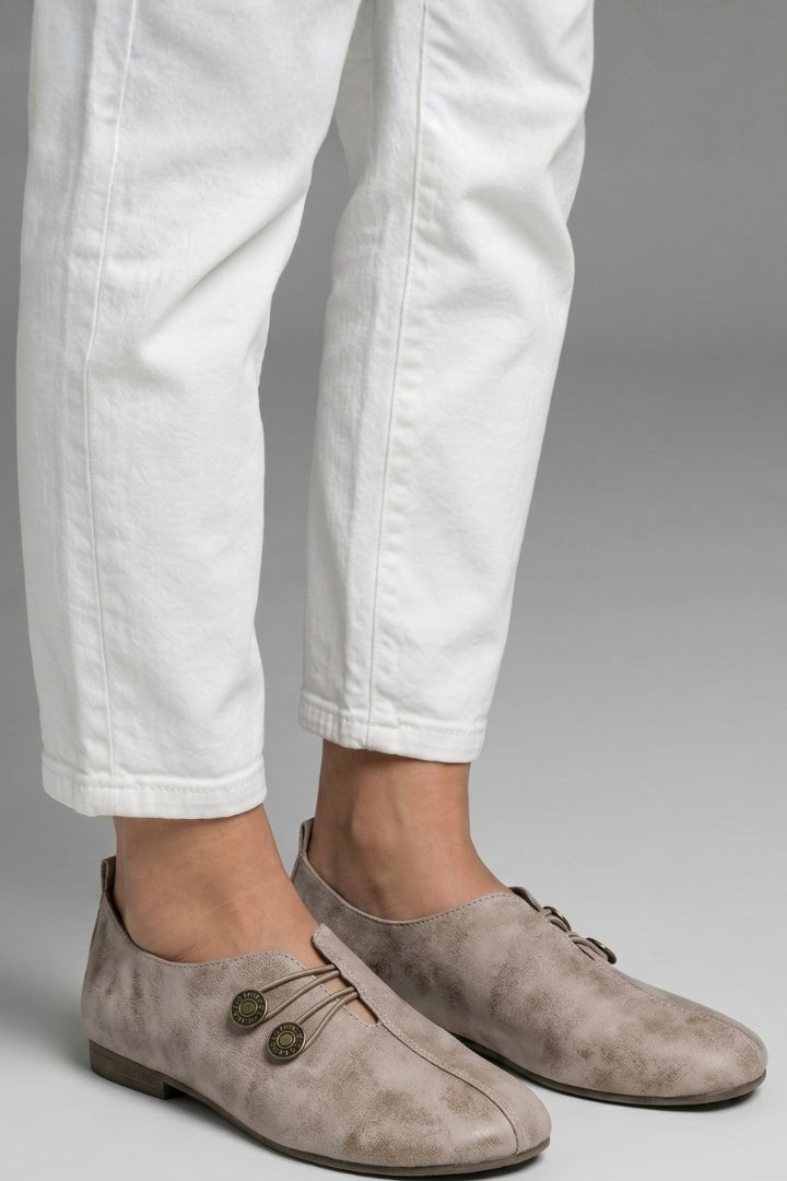 Csilla | Mokaszin Slip-On Női Vintage Rugalmas Hurokzáras