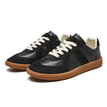 Curdin | Sneaker Herren Leder Wildleder Low-Top Schnürschuh