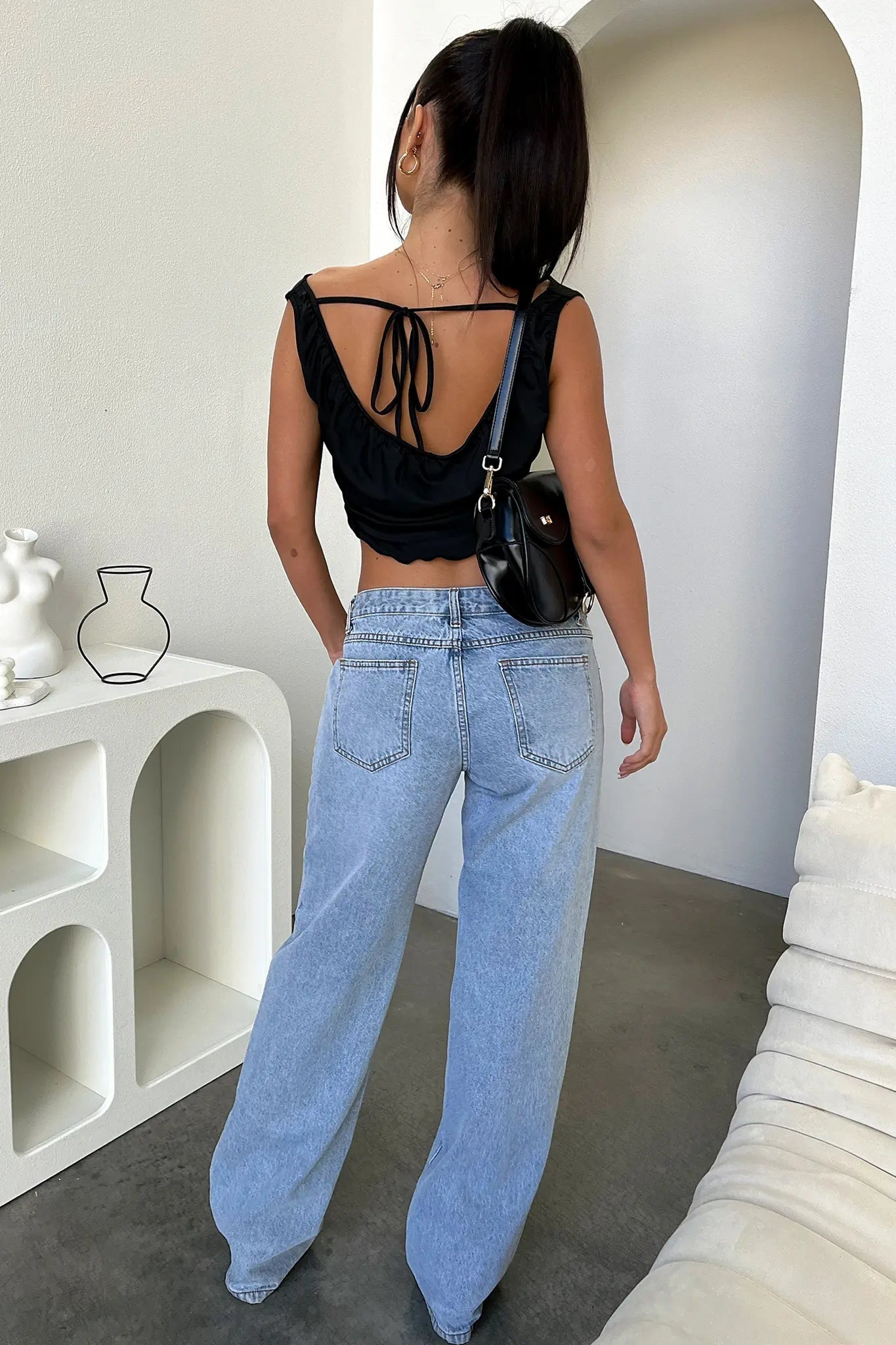 Dalma | Farmernadrág Női Széles Szárú Low Waist Jeans