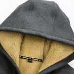Dominik | Fleecejacke Herren mit Kapuze Warm Gefüttert Reissverschluss