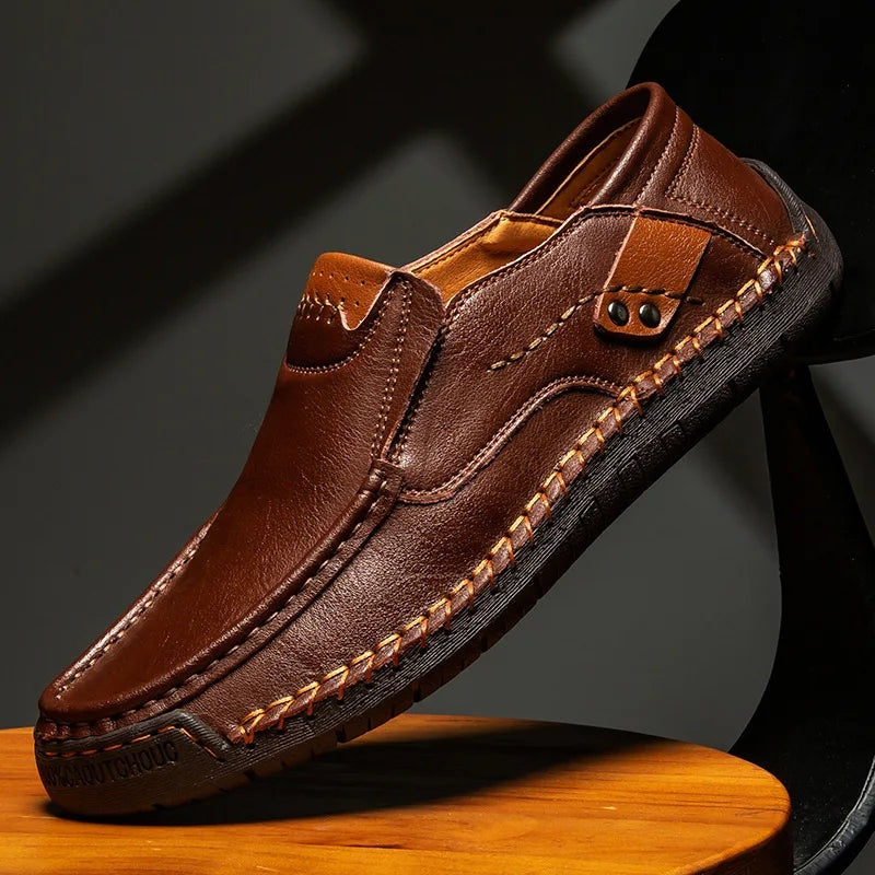 Dominik | Loafer Herren Leder Slip-On Handgenäht