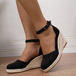 Dorottya | Espadrilles Női Ékcsatos Bokapántos