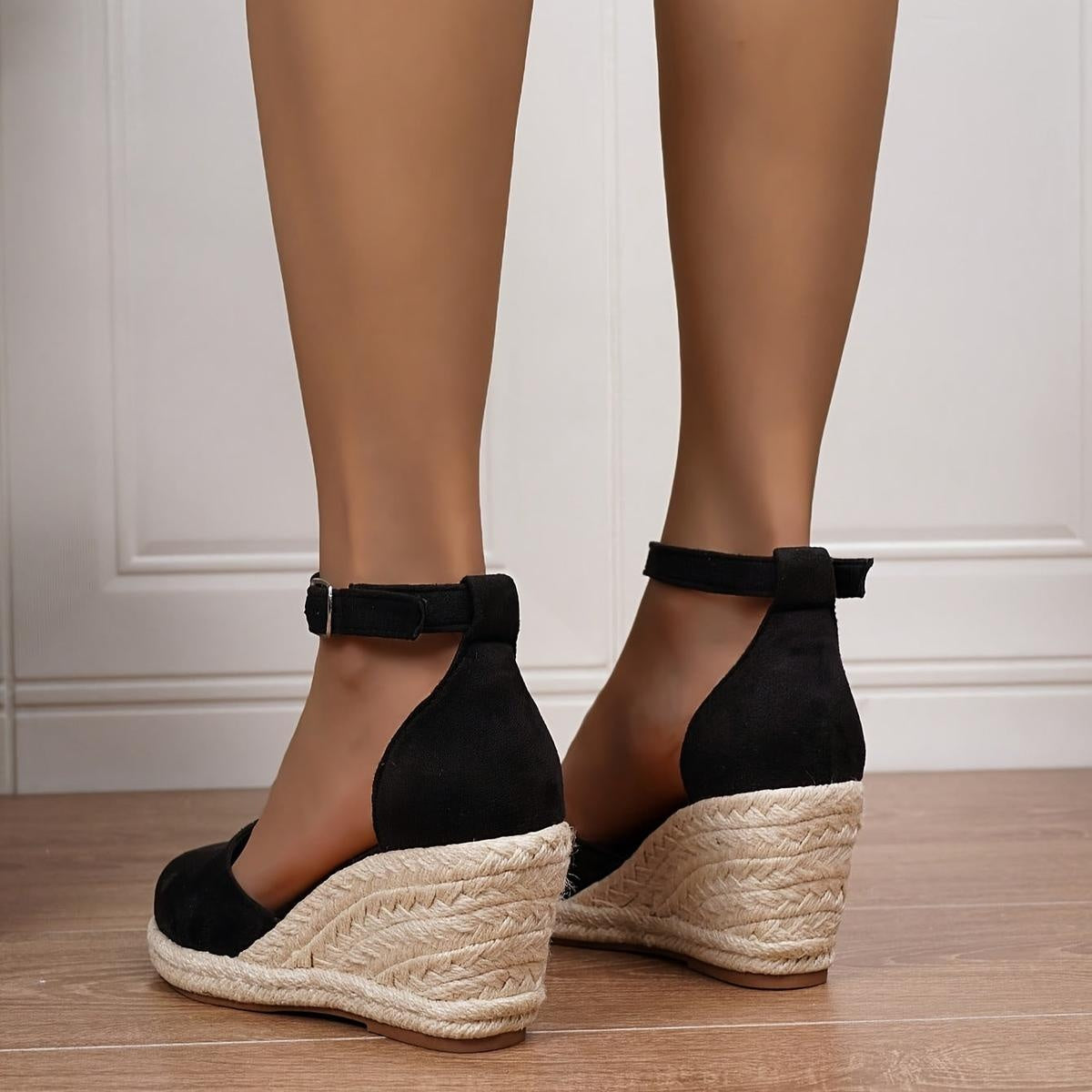 Dorottya | Espadrilles Női Ékcsatos Bokapántos