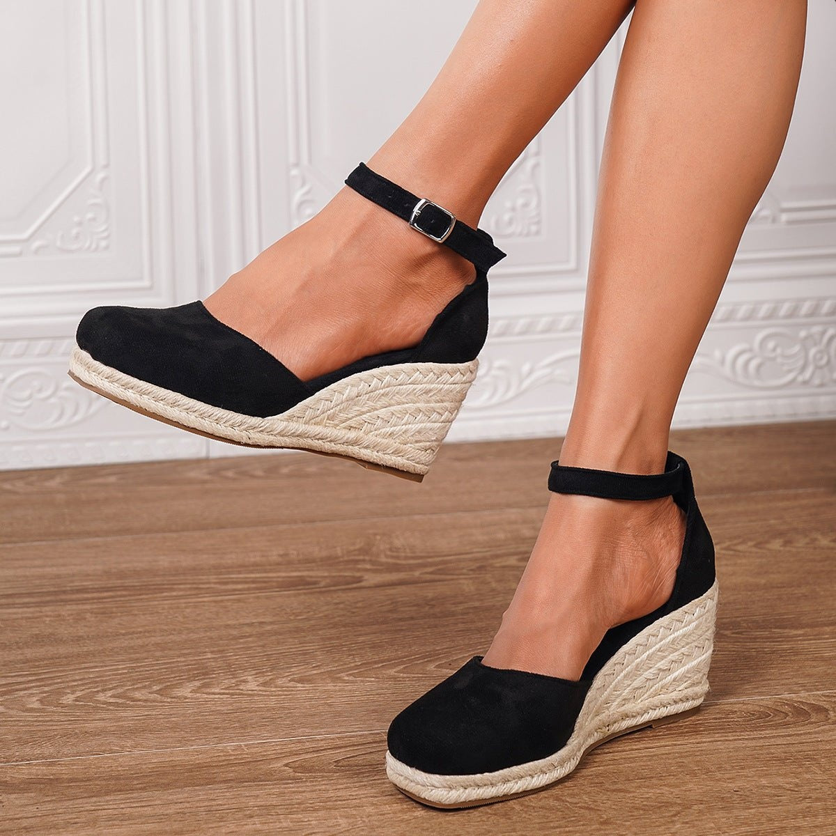 Dorottya | Espadrilles Női Ékcsatos Bokapántos