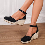 Dorottya | Espadrilles Női Ékcsatos Bokapántos