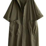 Dorottya | Trench Coat Hosszú Női Kapucnis Átmeneti Kabát