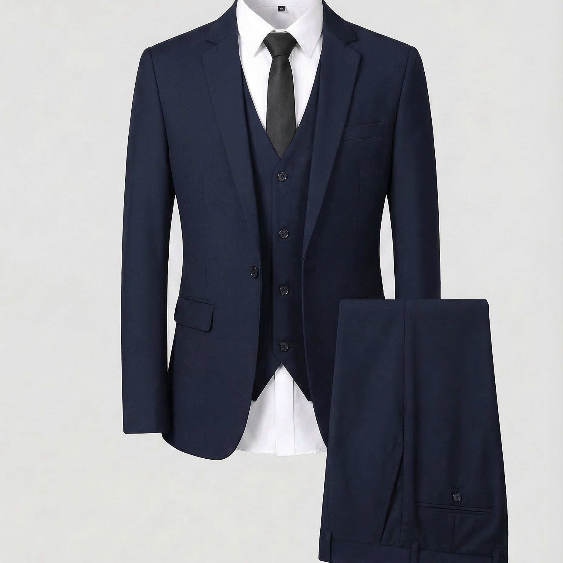 Elias | Anzug Slim Fit Herren Dreiteiler mit Weste